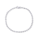 Moon Cut Gold Bead Bracelet