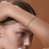 Moon Cut Gold Bead Bracelet