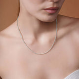 Moon Cut Gold Bead Chain