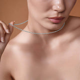 Moon Cut Gold Bead Chain