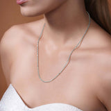 Moon Cut Gold Bead Chain
