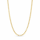 Moon Cut Gold Bead Chain