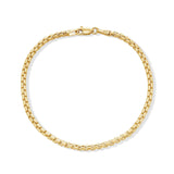 Round Box Chain Bracelet