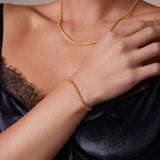 Round Box Chain Bracelet