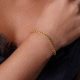 Round Box Chain Bracelet