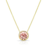 Bezel Morganite Necklace