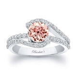 1 Carat Morganite Ring