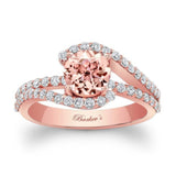 1 Carat Morganite Ring