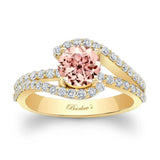 1 Carat Morganite Ring