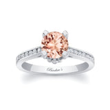 Channel Set Morganite Ring