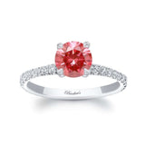 Lab Grown Pink Diamond Ring