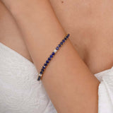 Tennis Bracelet With Lab Grown Sapphires