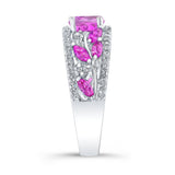 Vine Pink Sapphire Ring