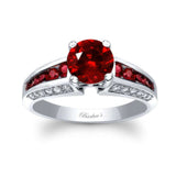 Lab Ruby Channel Set Ring