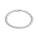 Silver Curb Link Bracelet