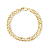 Men's Vermeil Curb Bracelet