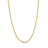 Vermeil Miami Cuban Chain, lustrous gold chain with thick interlocking design, perfect for layering or as a statement piece.