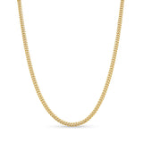 Vermeil Miami Cuban Chain showcasing a thick, interlocking design in lustrous gold vermeil.