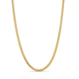Vermeil Miami Cuban Chain featuring a thick interlocking design with a lustrous golden glow.