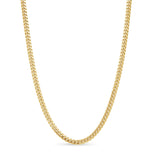 Men's Vermeil Miami Cuban Chain showcasing high-quality 18k gold vermeil in classic Cuban link design.