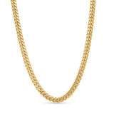 Men's Vermeil Miami Cuban Chain, 18k gold vermeil, classic Cuban link design, masculine luxury necklace.