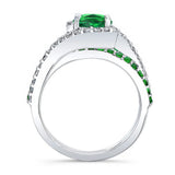 1 Carat Tsavorite Ring
