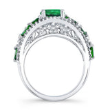 Vine Tsavorite Ring
