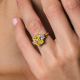 5 Carat Yellow Diamond Ring
