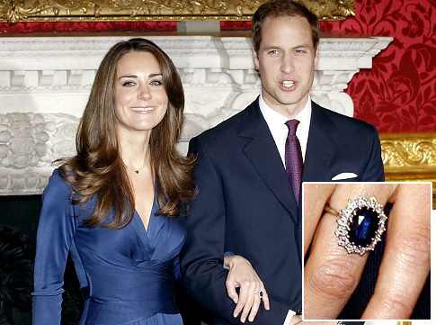 Kate Middleton's Engagement Ring - Ringspo