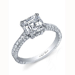 "The Bachelorette" star Ali Fedotowsky's sparkler featured a dazzling 3-carat Asscher-cut diamond.
