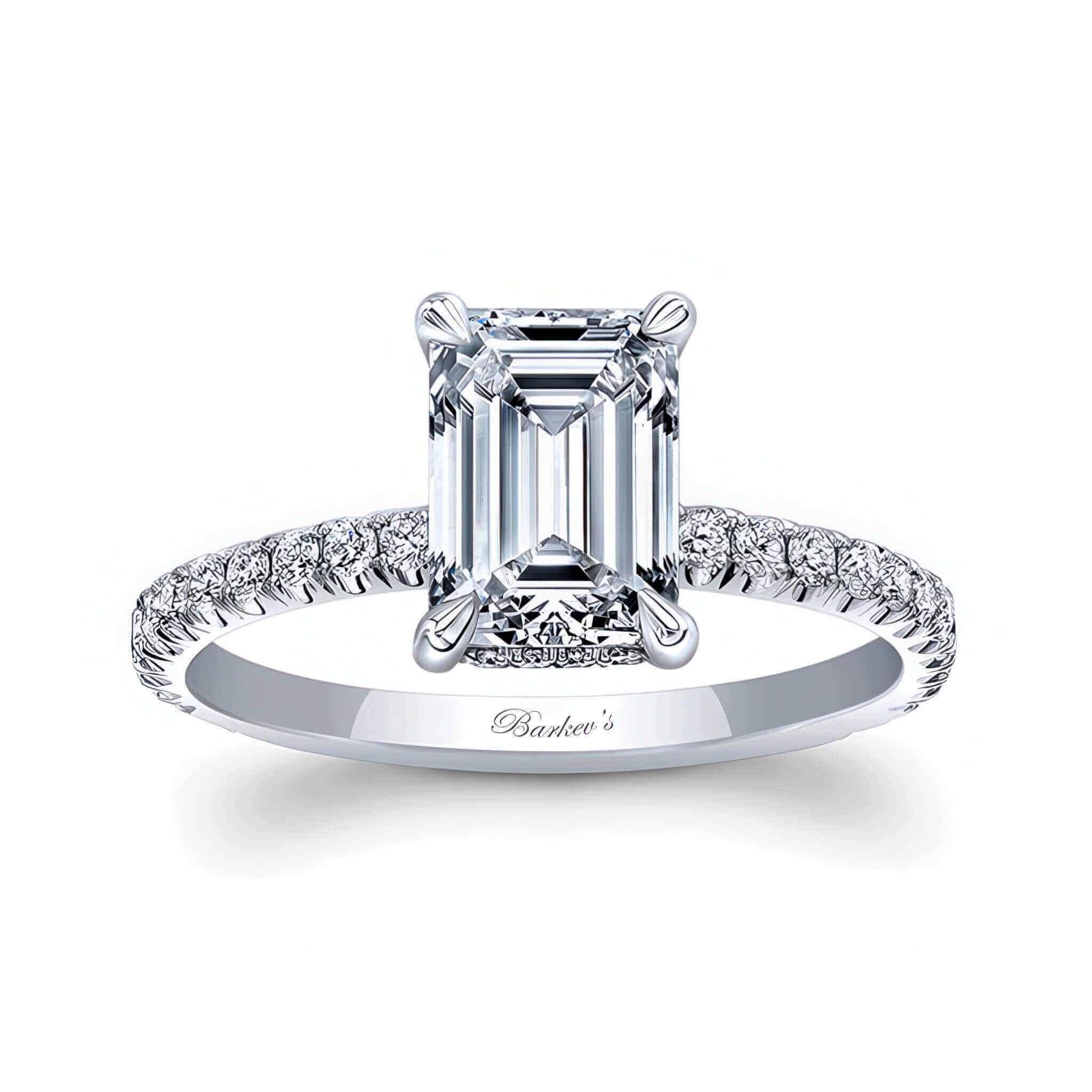 Rectangular Diamond Engagement Rings Trend