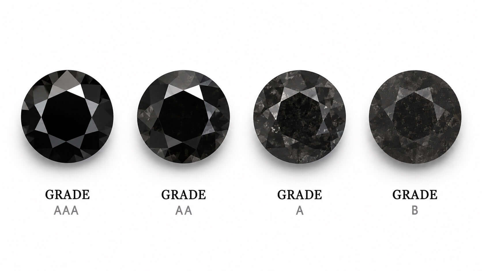 Black Diamond Grade Chart for Grades AAA - B | Barkev's