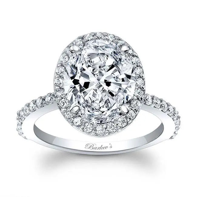 Barkev's 3.5 Carat Oval Diamond Ring 7905L