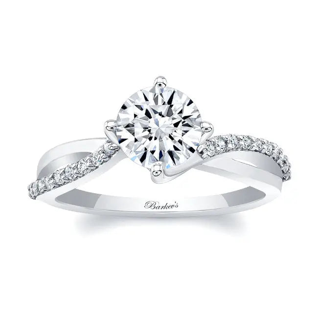 Barkev's Platinum Diamond Engagement Ring 8077L