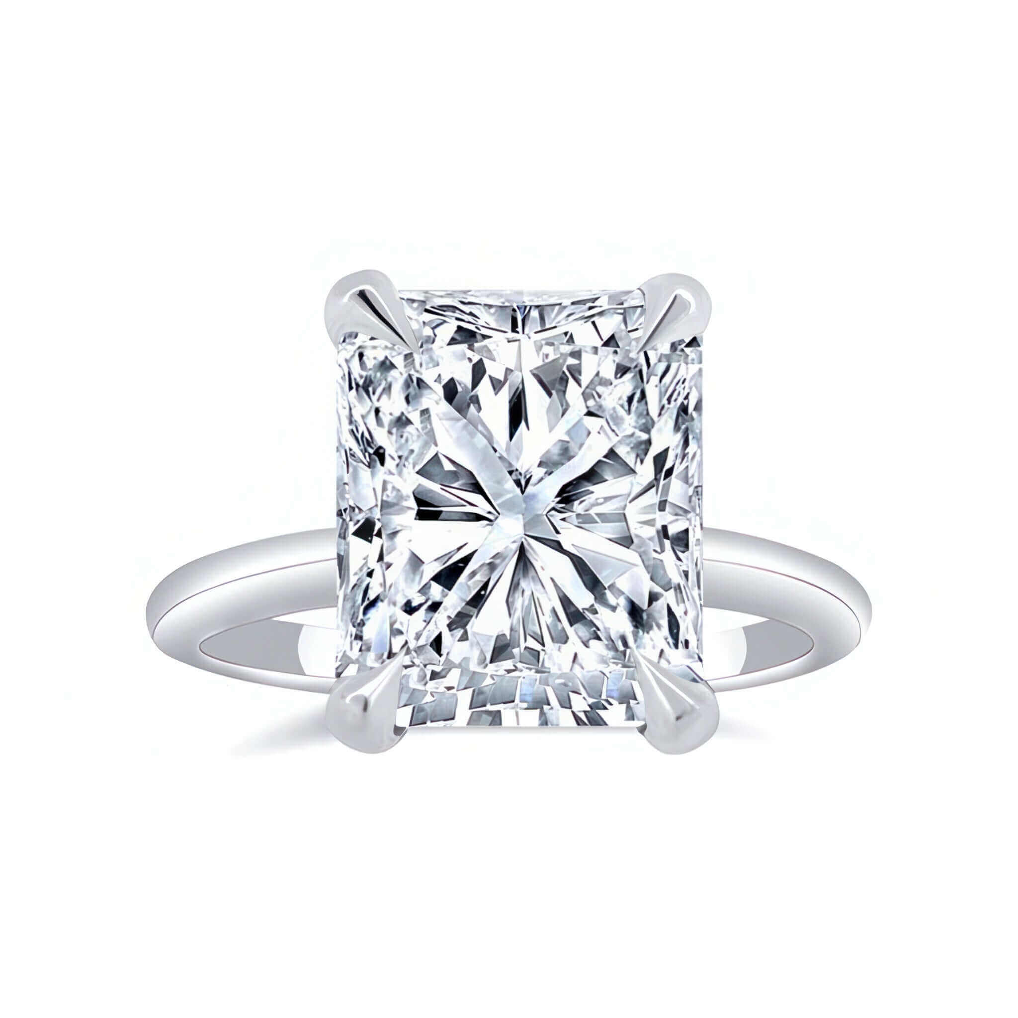 5 Carat Radiant Cut Diamond Ring SKU: 8320L