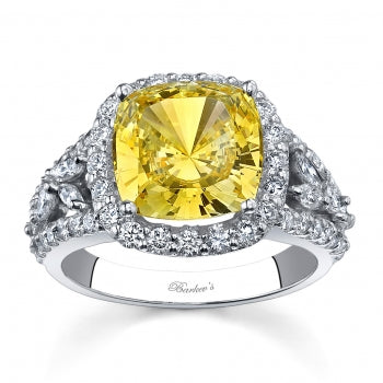 Fancy Yellow Diamond Engagement Ring