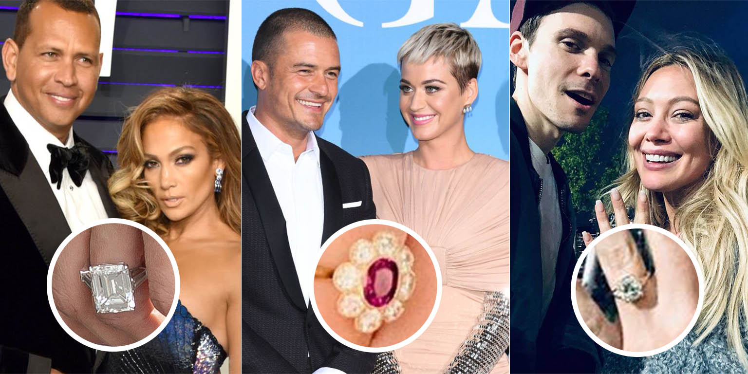 Stunning Celebrity Engagement Ring Trends in 2019