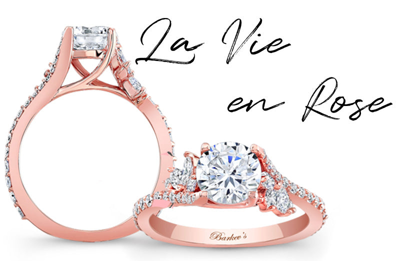 rose gold engagement ring