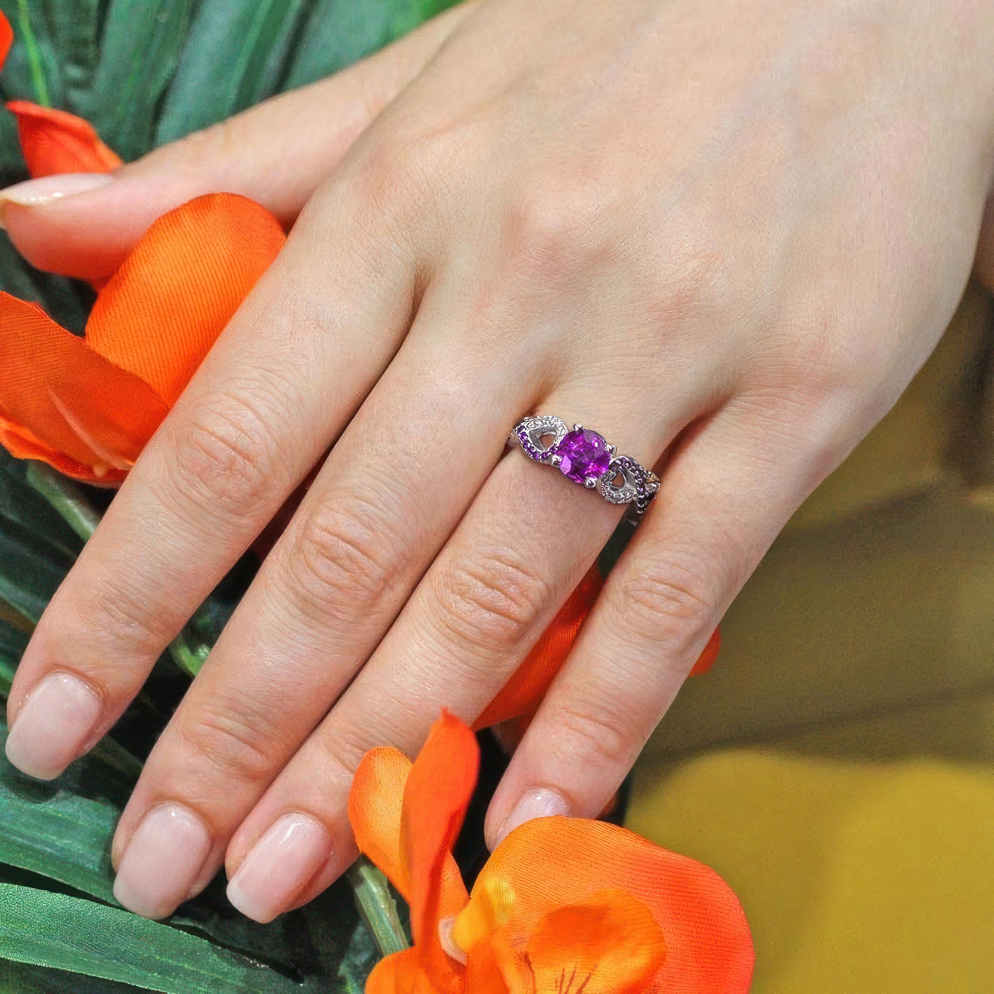 Pink Sapphire Engagement Rings