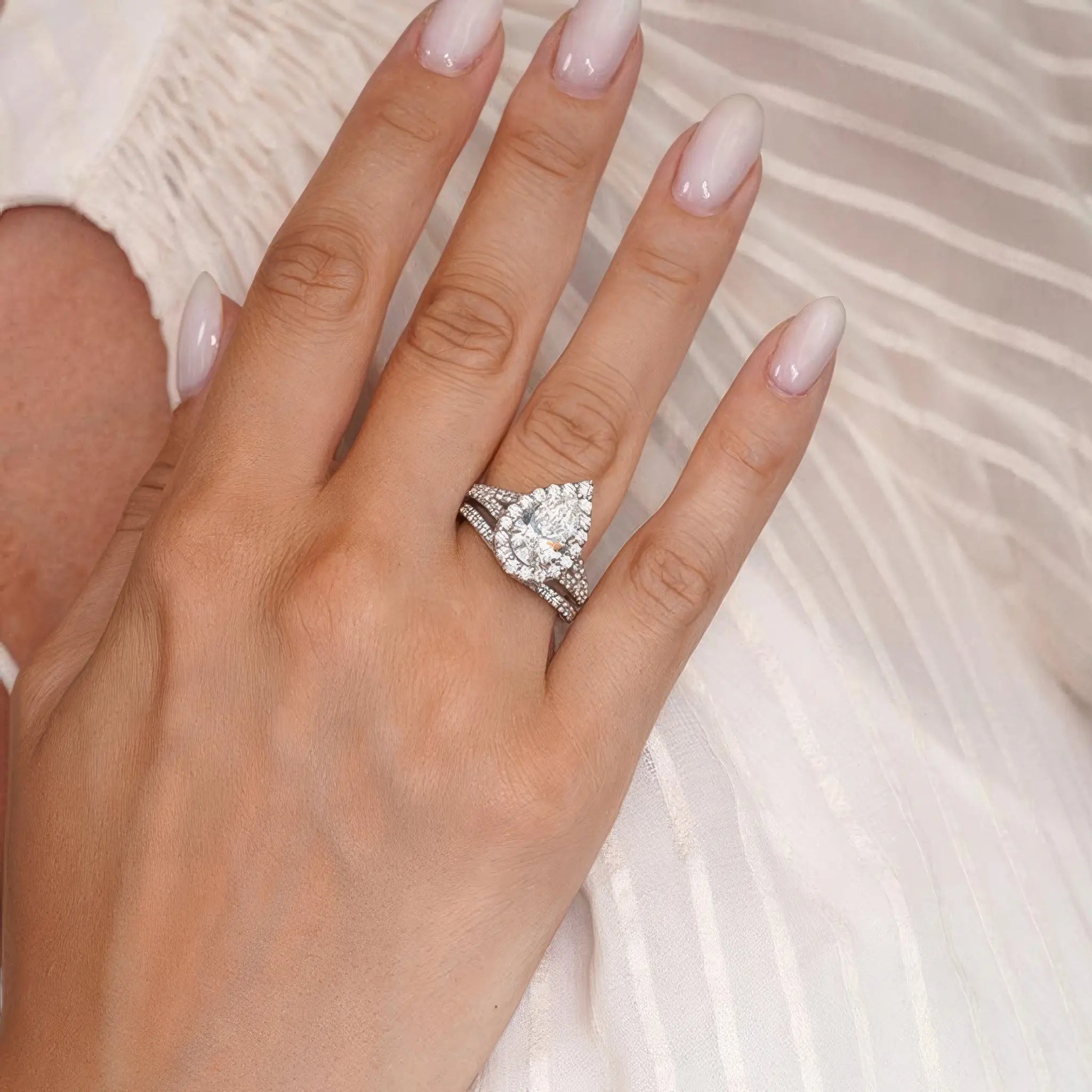 Moissanite Wedding Sets