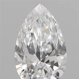 0.07ct Pear Natural Diamond (Colour D, Clarity VS2, Cut VG, IGI Certified)