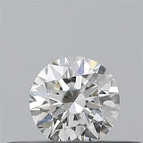 0.18ct Round Natural Diamond (Colour E, Clarity IF, Cut VG, IGI Certified)