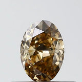 0.30ct Oval Natural Diamond (Colour Brown, Clarity VS2, Cut GD, IGI Certified)