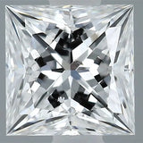 0.50ct Princess Natural Diamond (Colour E, Clarity SI2, GIA Certified)