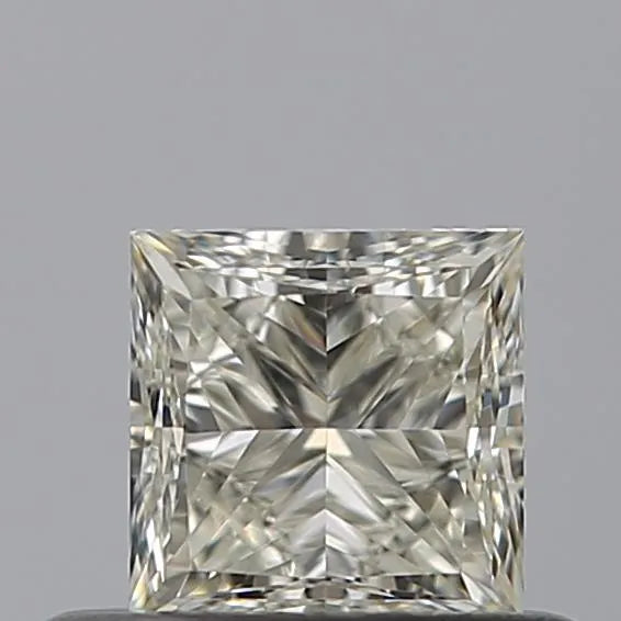 0.50ct Princess Natural Diamond (Colour K, Clarity VVS2, GIA Certified)