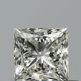 0.51ct Princess Natural Diamond (Colour J, Clarity VVS2, Cut VG, IGI Certified)