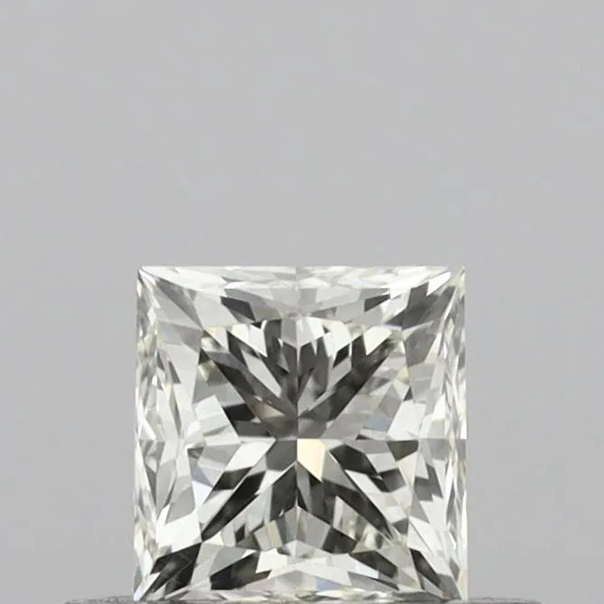 0.51ct Princess Natural Diamond (Colour K, Clarity VVS2, Cut VG, IGI Certified)
