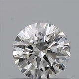 0.53ct Round Natural Diamond (Colour F, Clarity IF, Cut EX, GIA Certified)