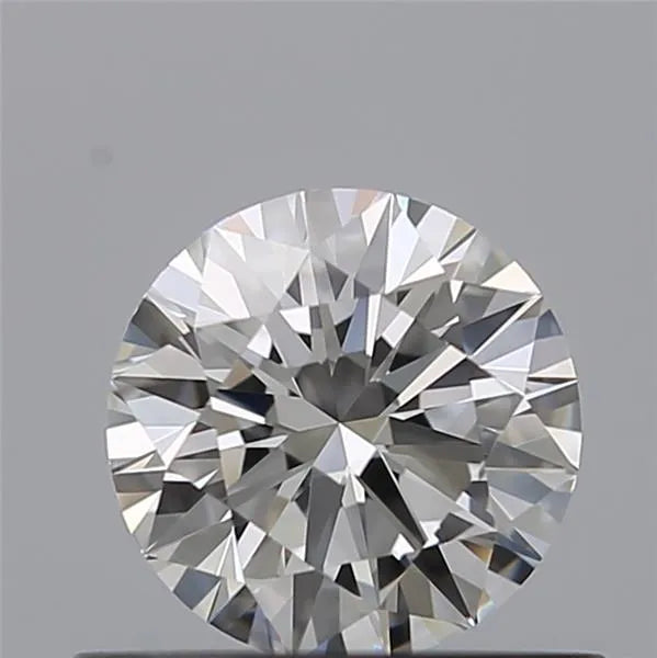 0.53ct Round Natural Diamond (Colour F, Clarity IF, Cut EX, GIA Certified)
