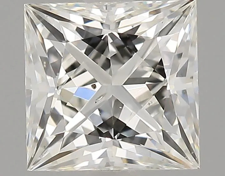 0.55ct Princess Natural Diamond (Colour I, Clarity SI2, GIA Certified)